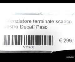 Silenziatore terminale scarico destro Ducati Paso - 5