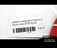 Piattello spingi disco frizione rosso STM ducati