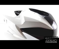 Cover serbatoio bianca carbonio BMW hp2 HP 2