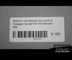 Motorino avviamento due punti di fissaggio 748 916