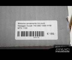 Motorino avviamento tre punti fissaggio Ducati 749 - 5