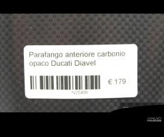 Parafango anteriore carbonio opaco Ducati Diavel