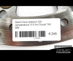 Dischi freno anteriori 320 5 fori Ducati 749 999 - 5