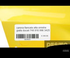 Carena alta sinistra gialla ducati 748 916 996