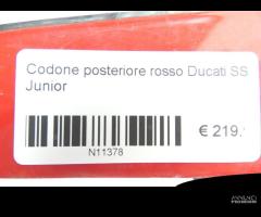 Codone posteriore rosso Ducati SS Junior - 8