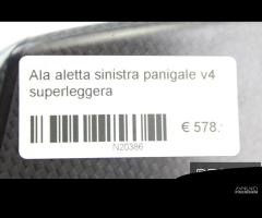 Ala aletta sinistra panigale v4 superleggera