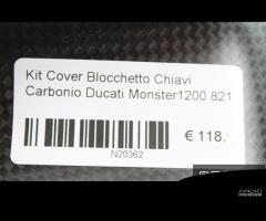 Kit Cover Blocchetto Chiavi Carbonio Ducati Mns - 5