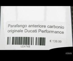 Parafango anteriore carbonio originale Ducati - 5