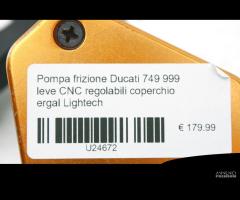 Pompa frizione Ducati 749 999 leve CNC regolabili - 6