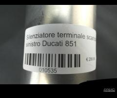 Scarico marmitta sinistro ducati 851 - 6