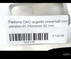 Pedane CNC argento universali - 7