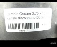 Cerchio ruota posteriore oscam ducati paso nero - 6