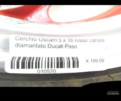 Cerchio ruota posteriore oscam ducati paso - 6