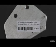 Supporto pedana sinistra Ducati 851 MY 1987-1991