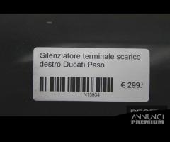 Silenziatore terminale scarico destro Ducati Paso - 6