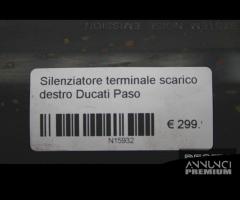 Silenziatore terminale scarico destro Ducati Paso - 6