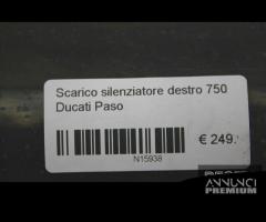 Scarico silenziatore destro 750 Ducati Paso - 8