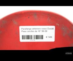 Parafango anteriore rosso Ducati Paso - 5