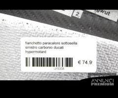 Fianchetto sinistro carbonio ducati hypermotard - 5