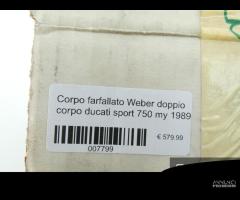 Doppio corpo farfallato weber ducati sport 750