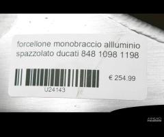 forcellone monobraccio allluminio spazzolato ducat - 11