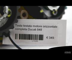 Testa motore orizzontale completa Ducati 848 - 8