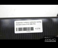 Supporto codone carbonio racing Ducati Corse 916