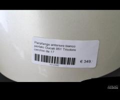 Parafango anteriore bianco perlato Ducati 851 - 5