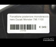 Forcellone monobraccio nero Ducati Monster 796 - 7