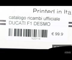 Catalogo ricambi ufficiale DUCATI F1 DESMO