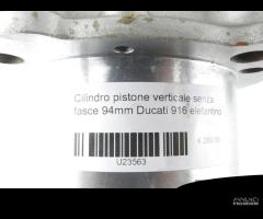 Cilindro pistone verticale senza fasce 94mm Ducati - 12