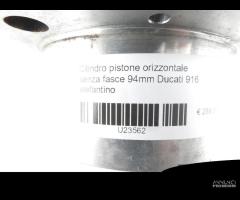 Cilindro pistone orizzontale senza fasce 94mm - 11