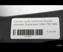 Cerchio ruota anteriore 17×3,5 Ducati Monster - 8