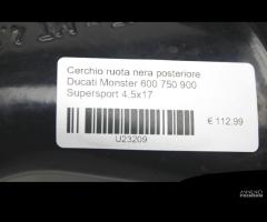 Cerchio  posteriore Ducati Monster 600 750 900 SS - 6