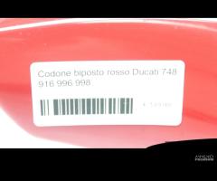 Codone biposto rosso Ducati 748 916 996 998 - 7