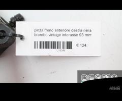 Pinza freno anteriore destra nera Brembo vintage