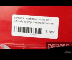 Serbatoio carbonio Ducati 851 ufficiale racing - 10