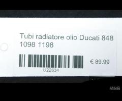 Tubi radiatore olio Ducati 848 1098 1198 - 6