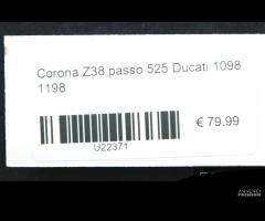 Corona Z38 passo 525 Ducati 1098 1198