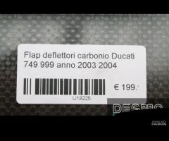 Flap deflettori carbonio Ducati 749 999 anno 2003 - 7