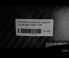 Forcellone posteriore argento Ducati 848 1098 1198 - 7