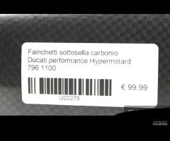 Fianchetti sottosella carbonio Ducati Performance - 7