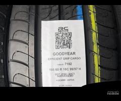 4 GOMME USATE 195/60R16C 99/97 H GOODYEAR -ESTIVE - 2