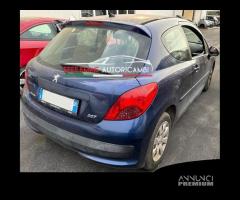 RICAMBI PEUGEOT 207 1.4 benzina 3 porte colore blu