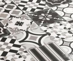 Piastrella 20X20 Patchwork B&W White Sant'Agostino - 6