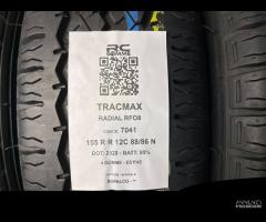 4 GOMME USATE 155 R R 12 C 88/86 N TRACMAX -ESTIVE