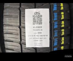 4 GOMME USATE 215/75R16C 109/107 R KLEBER - 4 STG