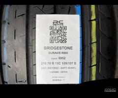 4 GOMME USATE 215/70R15C 109/107 S BRIDGESTONE