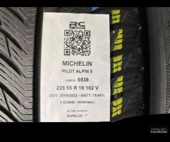 4 GOMME USATE 225/55R18 102 V MICHELIN - INVERN. - 2