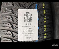 4 GOMME USATE 205/55R16 91H KUMHO - INVERNALI